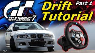 How to Drift With a Steering Wheel GT7Real Life Tutorial - Part 1 Basics