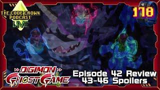 Color Coded Oboro Rangers  Digimon Ghost Game Episode 42 Review  The Code Crown Podcast LIVE