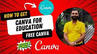 How to set up for free Canva for education 2021  Free education account in Canva for Teachers 2021