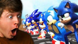 Reacting to EVERY SONIC THE HEDGEHOG the RACE