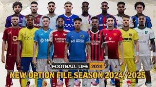 PES 2021 SMOKE PATCH FOOTBALL LIFE OPTION FILE 20242025 SEPTEMBER UPDATE