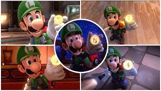 Luigis Mansion 3 - All Floor Buttons Cutscenes Movie