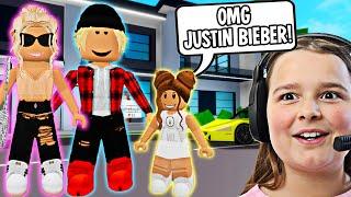 I GOT ADOPTED BY JUSTIN BIEBER **BROOKHAVEN ROLEPLAY**  JKREW GAMING