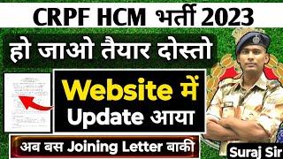 Big Update CRPF HCM ASI STENO Result DATE 2024 HEAD CONSTABLE MINISTERIAL THE VICTORY ADDA JOINING