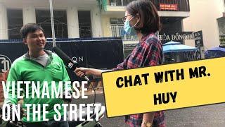 Vietnamese Conversation on the Street  Chat with Mr. Huy