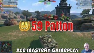 59 Patton Ace Mastery Versatile Med on Lagoon #wotblitz #wotb