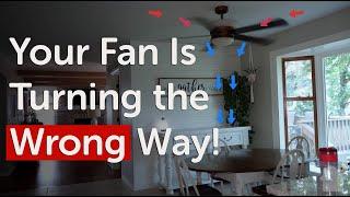 Ceiling Fan Direction  Summer vs. Winter