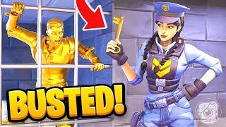 GOLDEN MIDAS PRISON ESCAPE Fortnite Cops & Robbers