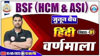 BSF Hindi Classes  हिंदी वर्णमाला  Hindi Varnamala Class  BSF HCM & ASI Hindi Classes #01