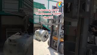 unloading motor compressor 100HP #2