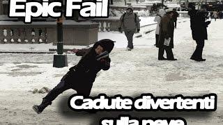 Compilation Gente che cade sulla neve