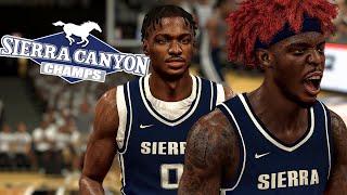 NBA 2K22 MyCAREER #2 - B.J. JOINS BRONNY JAMES @ SIERRA CANYON SENIOR YEAR OF HIGH SCHOOL