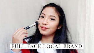 NYOBAIN MAKE-UP BARU  Full Face Make-up Pakai Brand Lokal 