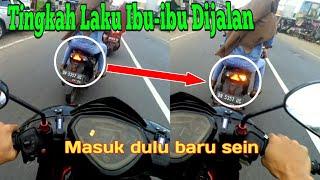 Hal Berbahaya yg sering Ibu Ibu lakukan saat berkendara #motovlog