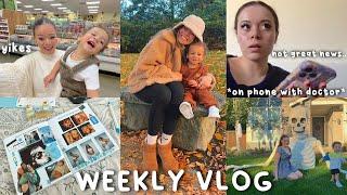 VLOG bad news about my foot fall trader joes haul toddler tantrum in public lol