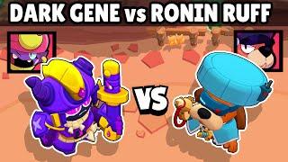 DARK SAMURAI GENE vs RONIN RUFFS  1vs1  BRAWL STARS