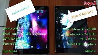 Xiaomi Mi Pad 2 VS iPad Mini 4 AnTuTu Benchmark