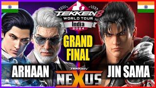 Tekken 8 India Grand Final - Arhaan CLAUDIOVICTOR vs Jin Sama JIN - Tekken Nexus 2024