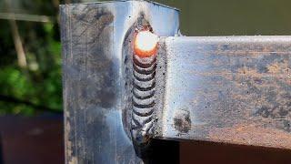 not everyone knows. why no welders talk about this secret  thin square tube vertical welding