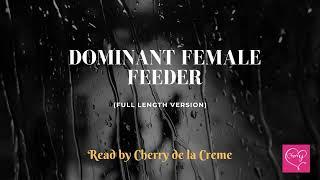 Dominant female feeder full length version. Feederism and stuffing role play for greedy pigs