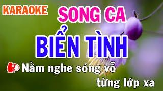 Biển Tình Karaoke Song Ca Nhạc Sống - Phối Mới Dễ Hát - Nhật Nguyễn