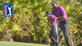 Tiger reflects on Charlie Woods first eagle at PNC Championship