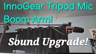 Another Sound Upgrade For The Channel InnoGear Tripod Boom Microphone Extension Arm