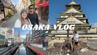 OSAKA TRAVEL VLOG  3 day itinerary  NARA deer park  exploring the best foods and activities