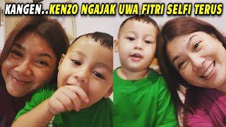 DI AJAK SELFI TERUS..UWA FITRI HAPPY BGT KENZO DATENG MAIN KE RUMAH MENTENG