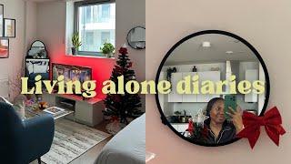 LIVING ALONE DIARIES HOME DECOR POTTERY REVEAL SHOPPING DECORATING MY CHRISTMAS TREE AND MORE