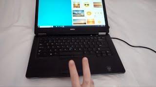 Scroll up-down using 2 fingers on the Touchpad Dell Latitude E7440 laptop Apoint.exe