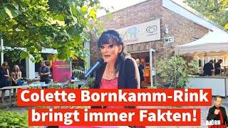 Colette Bornkamm-Rink bringt immer Fakten