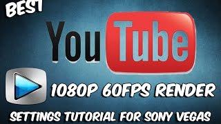 Sony Vegas Pro Best Render Settings HD 1080p - 720p 60 FPS & Small File Size - Wolfsickness