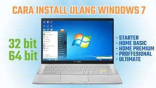 Cara install ulang windows 7