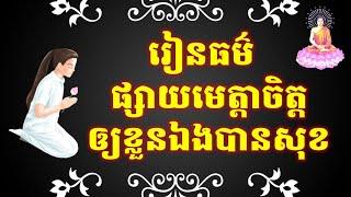 ធម៌ផ្សាយមេត្តាឱ្យខ្លួនឯង  បង្រៀនដោយលោកម្ចាស់ អូន ថា _ Oun Tha  មេរៀនទី ២៥