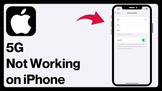 How to Fix 5G Not Working On iPhone 2024