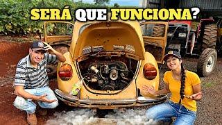 SERÁ QUE O MOTOR DO FUSCA VAI FUNCIONAR ??? *5 ANOS PARADO*