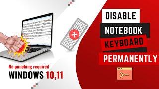 Stop Auto Key pressing  Disable Built-in Laptop Keyboard Permanently + Enable  Windows 1011