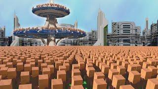 10000 Villagers Simulate Civilization In 2050