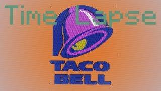 Taco Bell Logo – Minecraft Pixel Art