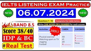 IELTS LISTENING PRACTICE TEST 2024 WITH ANSWERS  06.07.2024