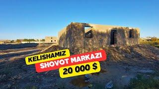 Shovotda qurulishi bitmagan xovli joy 20 000 $ kelishib sotiladi.