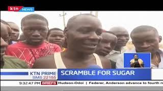 Residents of Mamboleo treated to free sugar after lorry rammed into a church