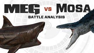 The MEG vs InGens Mosasaurus  Battle FACEOFF Analysis