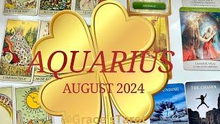 AQUARIUS ️ AUGUST 2024 HOROSCOPE “THE SITUATION BECOMES EASIER WHEN YOU SEE THIS AQUARIUS”