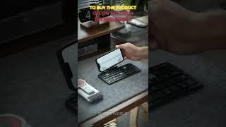 Mini Foldable Bluetooth Keyboard with Magnetic Stand