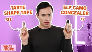 $31 Tarte Shape Tape vs. $7 Elf Dupe Review & Wear Test  What the Dupe?