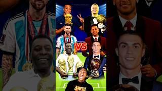 World Cup Winners Messi Pele Mbappe  Ballon Dor Winners Ronaldo Haaland Neymar jr 