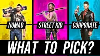 CYBERPUNK 2077 - What Life Path Should You Pick? - Corporate Street Kid or Nomad Backstory