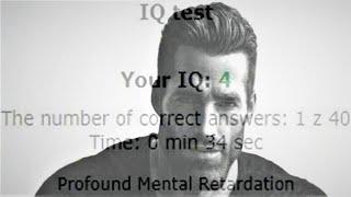 Gigachad takes an IQ test